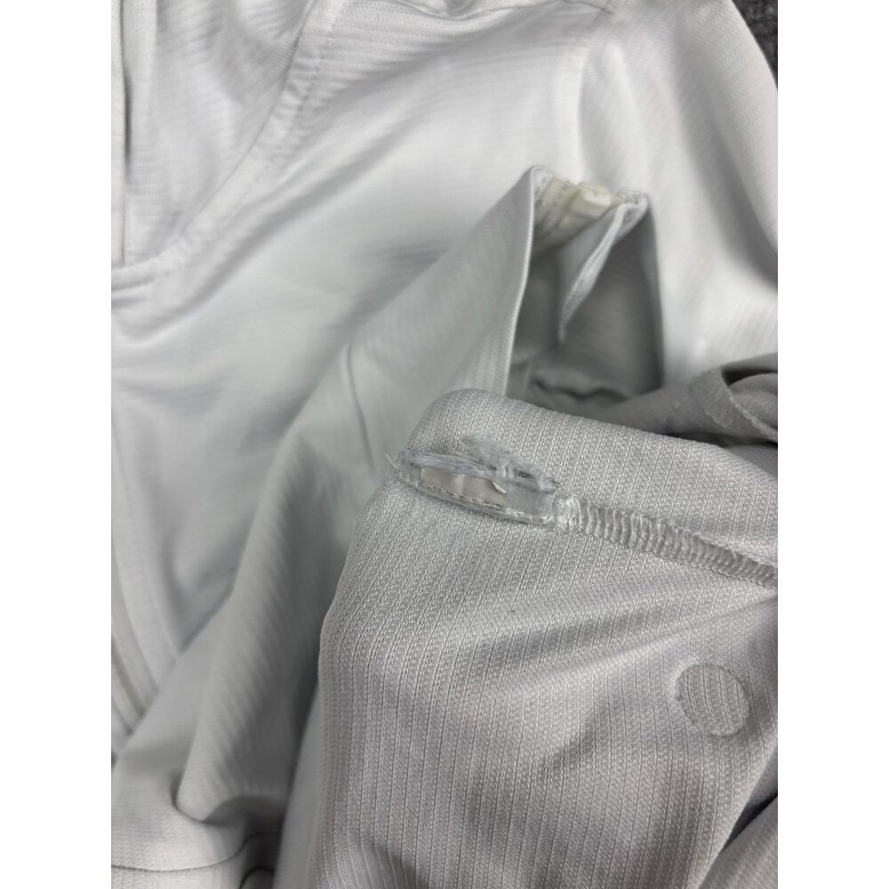 Athleta Girl Hoodie Girls XXL/16 White Full Zip Thumbholes Lightweight Jacket - Picture 6 of 7